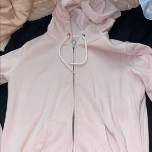 pink old navy zip up